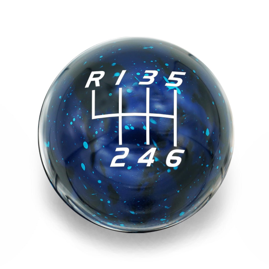 Billetworkz [22+ BRZ/GR86] 6 Speed Velocity - Cosmic Space - JDMuscleShift KnobBW-KNB-BRZ2-VEL6-BC-SPBlue Cosmic SpaceSphere