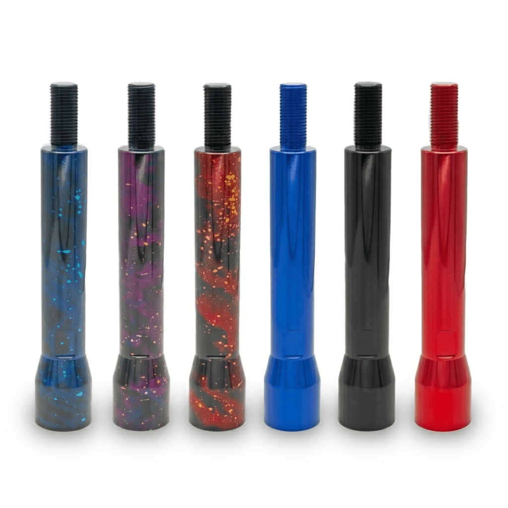 Billetworkz 4 - Inch Shift Knob Extender – Subaru WRX/STI 6 - Speed - JDMuscleExtenderBW-EXT-SUB6-4-REDRed