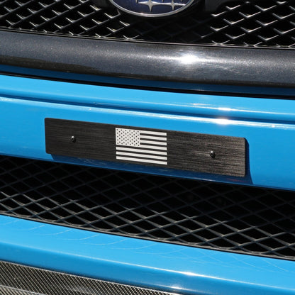 Billetworkz "American Flag - Classic" License Plate Delete - JDMuscleLicense Plate HolderbwzBW-LPD-FLGC-USUniversal Fitment: Holes 7" Apart (U.S. License Plate Mounting)