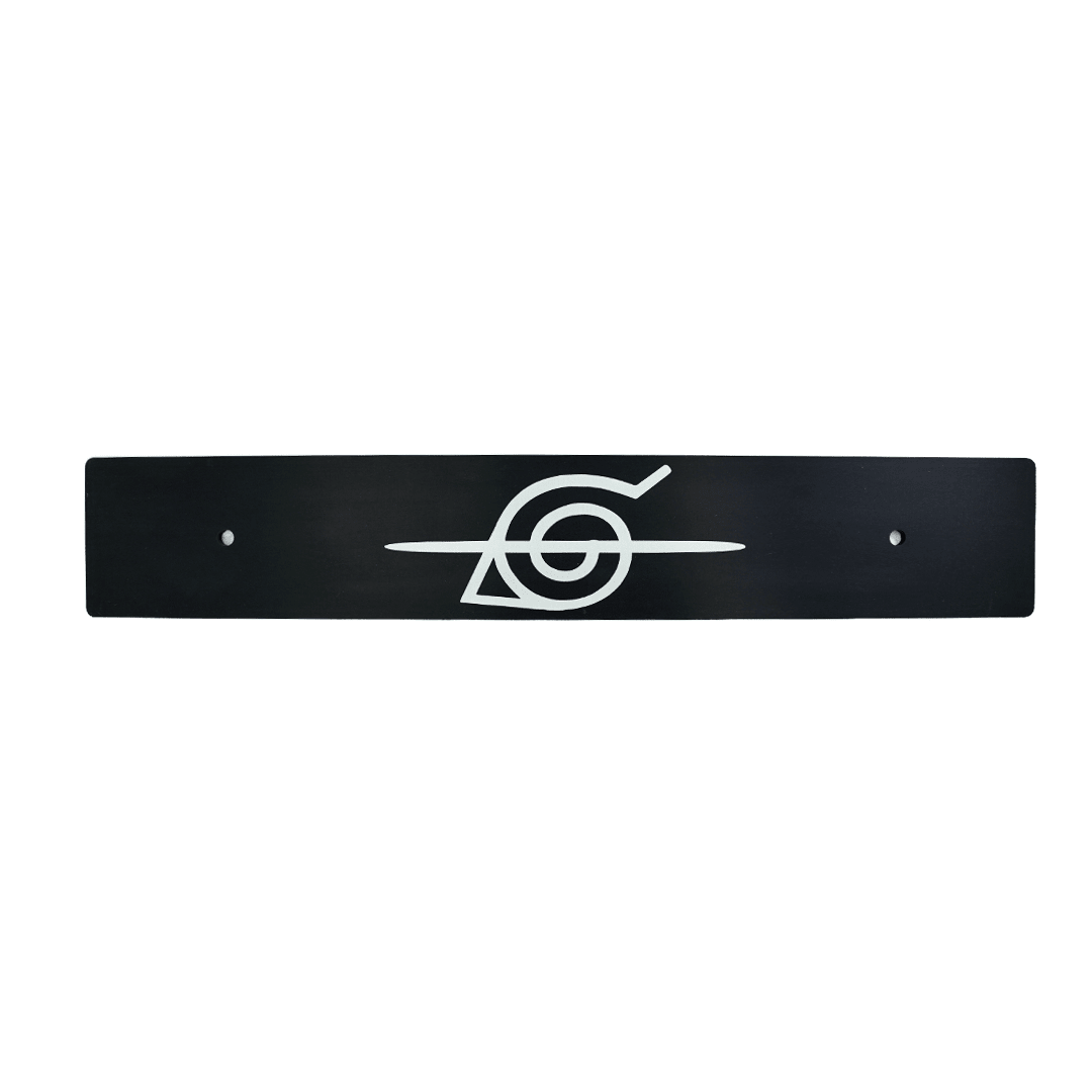 Billetworkz "Anti - Leaf Village" License Plate Delete - JDMusclePlate DeletebwzBW-LPD-ANTI-USUniversal Fitment: Holes 7" apart (U.S. License Plate Mounting)