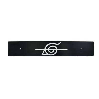 Billetworkz "Anti - Leaf Village" License Plate Delete - JDMusclePlate DeletebwzBW-LPD-ANTI-USUniversal Fitment: Holes 7" apart (U.S. License Plate Mounting)