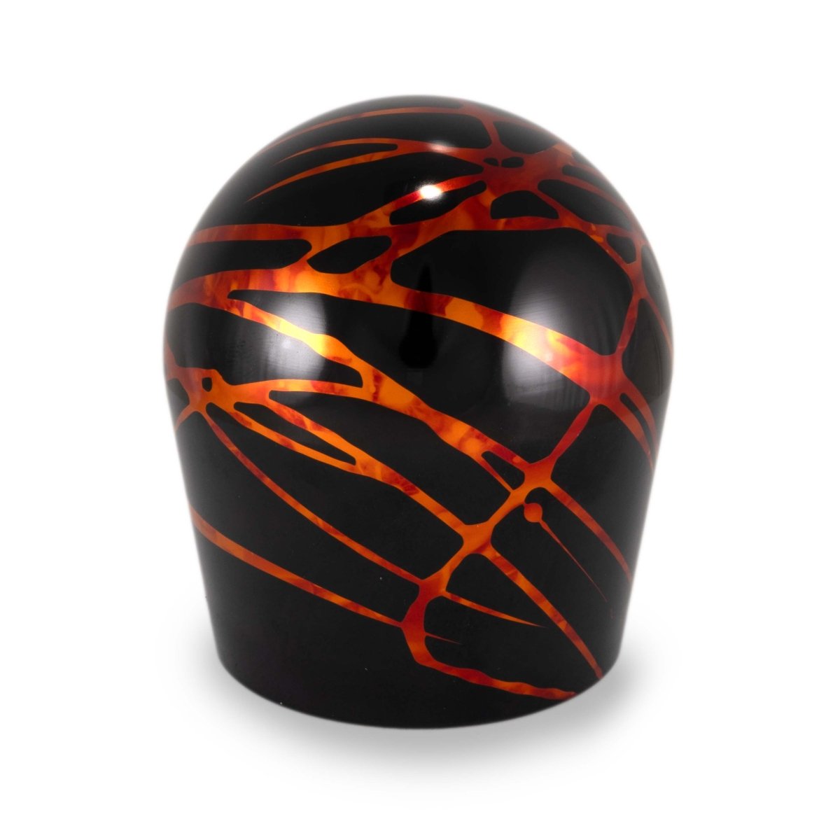 Billetworkz Automatic Shifter - Black w/ Fire Splash - Fits Subaru CVT: WRX (15–21), Crosstrek (13–23), Forester (14–18), Impreza (12–23), Legacy/Outback (10–14) - JDMuscleShift KnobBW-KNB-SUBAU-NO-BLKFS-ST-PU2-WB-BLKShort TeardropBlack AdapterYes - my car has a shift boot