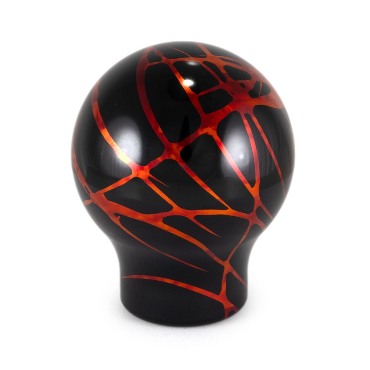 Billetworkz Automatic Shifter - Black w/ Fire Splash - Fits Subaru CVT: WRX (15–21), Crosstrek (13–23), Forester (14–18), Impreza (12–23), Legacy/Outback (10–14) - JDMuscleShift KnobBW-KNB-SUBAU-NO-BLKFS-LB-PU2-WB-BLKLightbulbBlack AdapterYes - my car has a shift boot