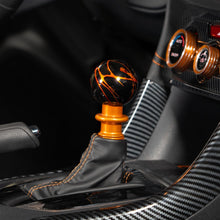Billetworkz Automatic Shifter - Black w/ Fire Splash - Fits Subaru CVT: WRX (15–21), Crosstrek (13–23), Forester (14–18), Impreza (12–23), Legacy/Outback (10–14) - JDMuscleShift KnobbwzBW-KNB-SUBAU-NO-BLKFS-SP-PU2-WB-BLKSphereBlack AdaptorYes - my car has a shift boot