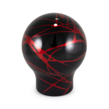 Billetworkz Automatic Shifter - Black w/ Red Splash - Fits Subaru CVT: WRX (15–21), Crosstrek (13–23), Forester (14–18), Impreza (12–23), Legacy/Outback (10–14) - JDMuscleShift KnobBW-KNB-SUBAU-NO-BLKRS-LB-PU2-WB-BLKLightbulbBlack AdapterYes - my car has a shift boot