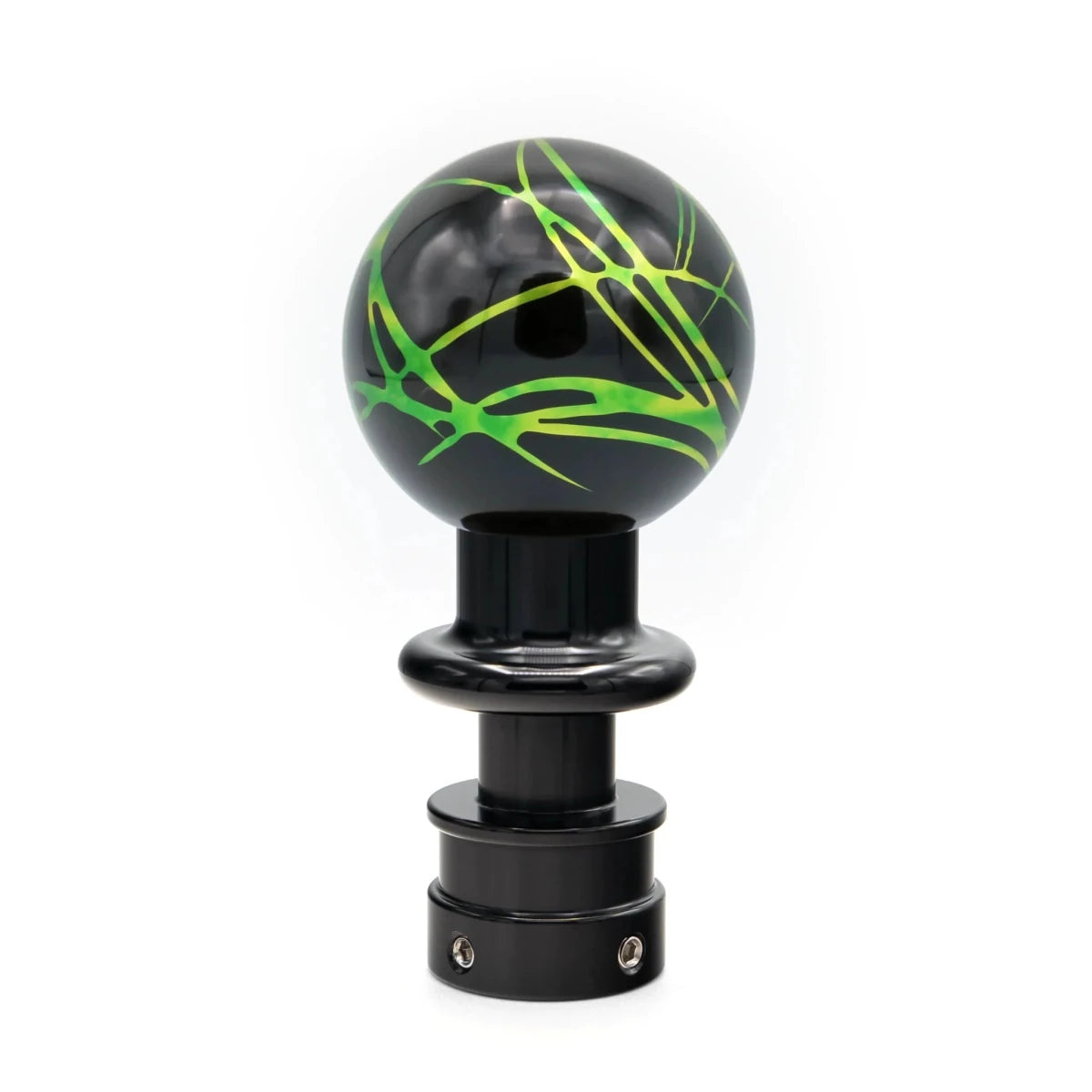 Billetworkz Automatic Shifter - Black w/ Toxic Splash - Fits Subaru CVT: WRX (15–21), Crosstrek (13–23), Forester (14–18), Impreza (12–23), Legacy/Outback (10–14) - JDMuscleShift KnobbwzBW-KNB-SUBAU-NO-BLKTS-SP-PU2-WB-BLKSphereBlack AdaptorYes - my car has a shift boot