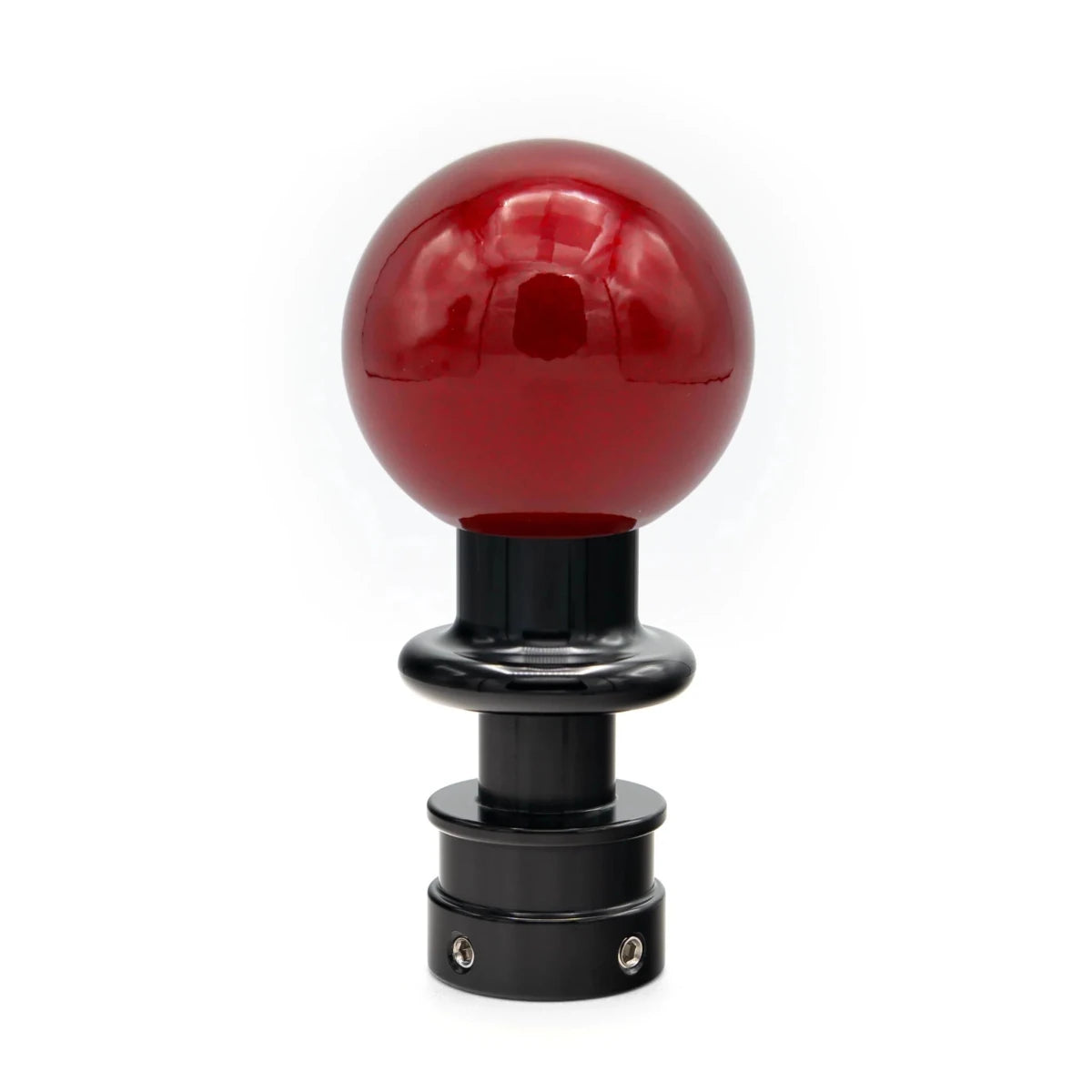 Billetworkz Automatic Shifter - Candy Red - Fits Subaru CVT: WRX (15–21), Crosstrek (13–23), Forester (14–18), Impreza (12–23), Legacy/Outback (10–14) - JDMuscleShift KnobbwzBW-KNB-SUBAU-NO-CRED-SP-PU2-WB-BLKSphereBlack AdaptorYes - my car has a shift boot