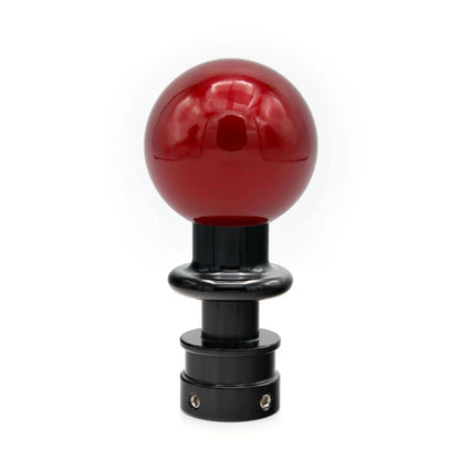 Billetworkz Automatic Shifter - Candy Red - Fits Subaru CVT: WRX (15–21), Crosstrek (13–23), Forester (14–18), Impreza (12–23), Legacy/Outback (10–14) - JDMuscleShift KnobbwzBW-KNB-SUBAU-NO-CRED-SP-PU2-WB-BLKSphereBlack AdaptorYes - my car has a shift boot