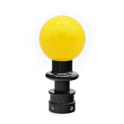 Billetworkz Automatic Shifter - Gloss Yellow - Fits Subaru CVT: WRX (15–21), Crosstrek (13–23), Forester (14–18), Impreza (12–23), Legacy/Outback (10–14) - JDMuscleShift KnobbwzBW-KNB-SUBAU-NO-GYEL-SP-PU2-WB-BLKSphereBlack AdaptorYes - my car has a shift boot