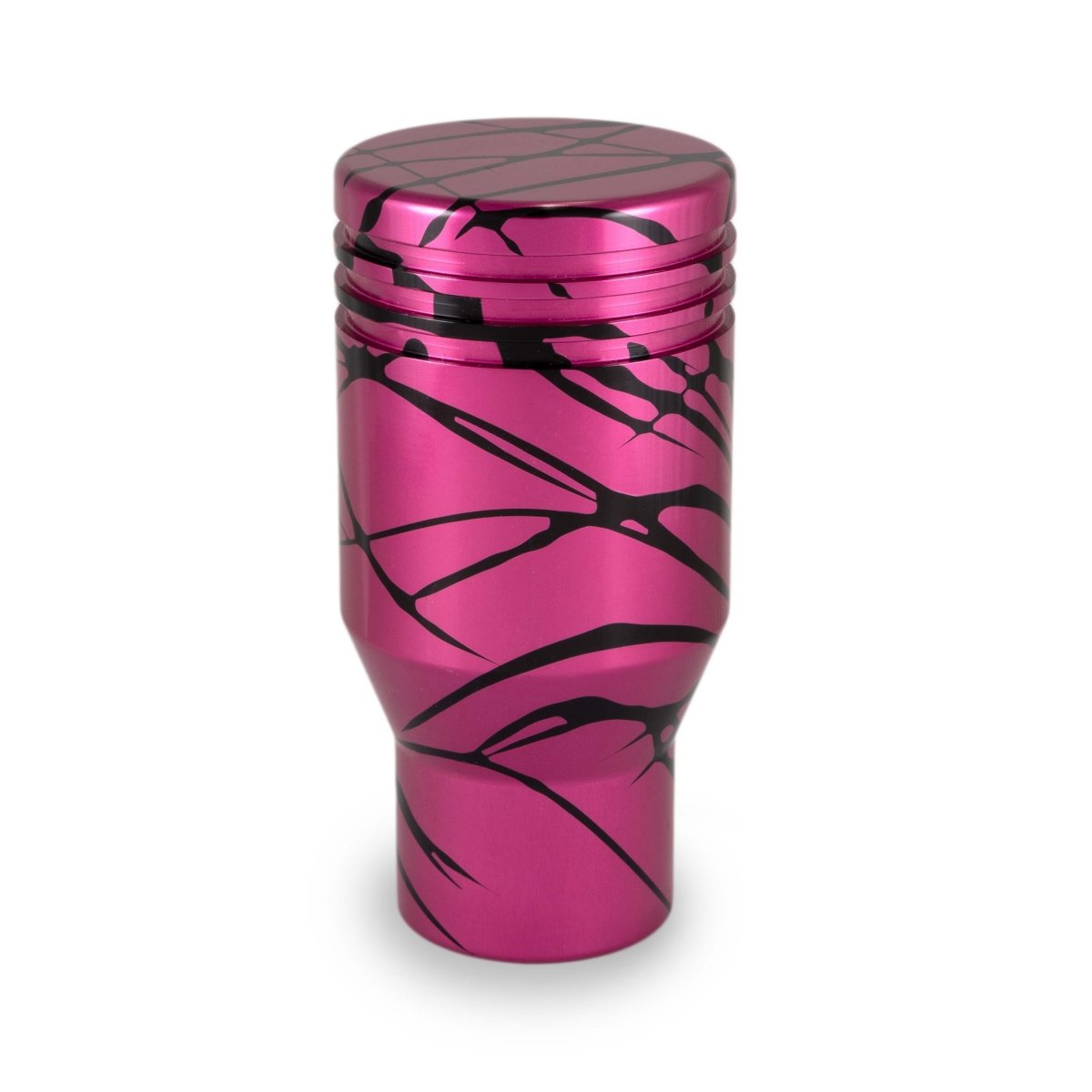 Billetworkz Automatic Shifter - Pink w/ Black Splash - Fits Subaru CVT: WRX (15–21), Crosstrek (13–23), Forester (14–18), Impreza (12–23), Legacy/Outback (10–14) - JDMuscleShift KnobbwzBW-KNB-SUBAU-NO-PNKBS-PI-PU2-WB-BLKPistonBlack AdaptorYes - my car has a shift boot