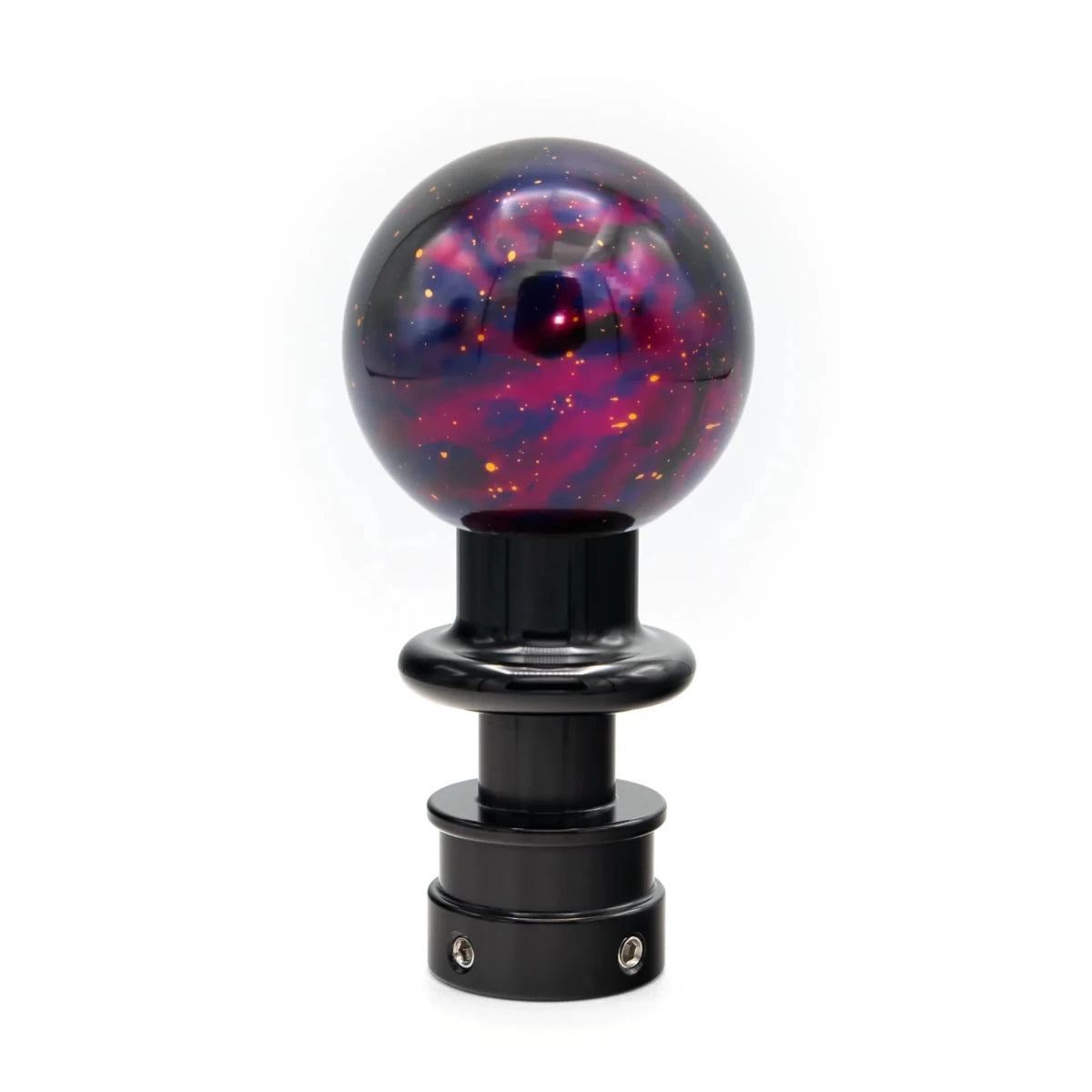 Billetworkz Automatic Shifter - Purple Cosmic Space - Fits Subaru CVT: WRX (15–21), Crosstrek (13–23), Forester (14–18), Impreza (12–23), Legacy/Outback (10–14) - JDMuscleShift KnobbwzBW-KNB-SUBAU-NO-PC-SP-PU2-WB-BLKSphereBlack AdaptorYes - my car has a shift boot