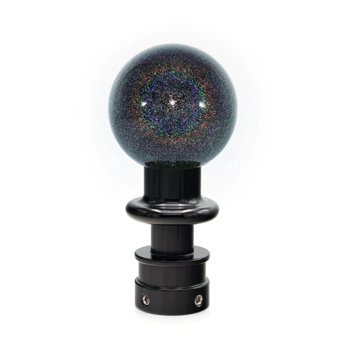 Billetworkz Automatic Shifter - Rainbow Sparkle - Fits Subaru CVT: WRX (15–21), Crosstrek (13–23), Forester (14–18), Impreza (12–23), Legacy/Outback (10–14) - JDMuscleShift KnobbwzBW-KNB-SUBAU-NO-RBSP-SP-PU2-WB-BLKSphereBlack AdaptorYes - my car has a shift boot