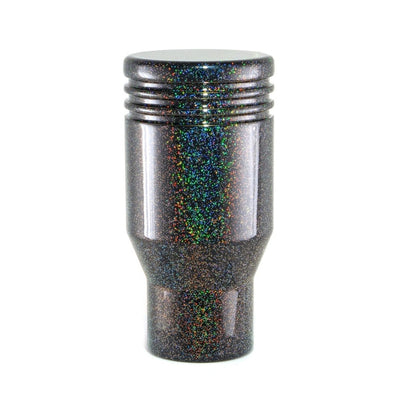 Billetworkz Automatic Shifter - Rainbow Sparkle - Fits Subaru CVT: WRX (15–21), Crosstrek (13–23), Forester (14–18), Impreza (12–23), Legacy/Outback (10–14) - JDMuscleShift KnobbwzBW-KNB-SUBAU-NO-RBSP-PI-PU2-WB-BLKPistonBlack AdaptorYes - my car has a shift boot