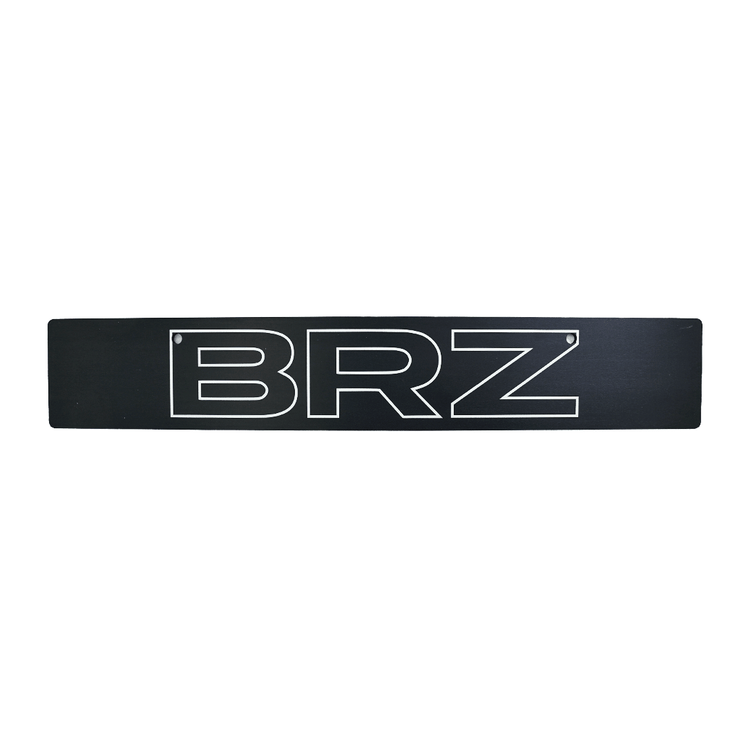 Billetworkz "BRZ" License Plate Delete - JDMusclePlate DeletebwzBW-LPD-BRZ-USUniversal Fitment: Holes 7" apart (U.S. License Plate Mounting)