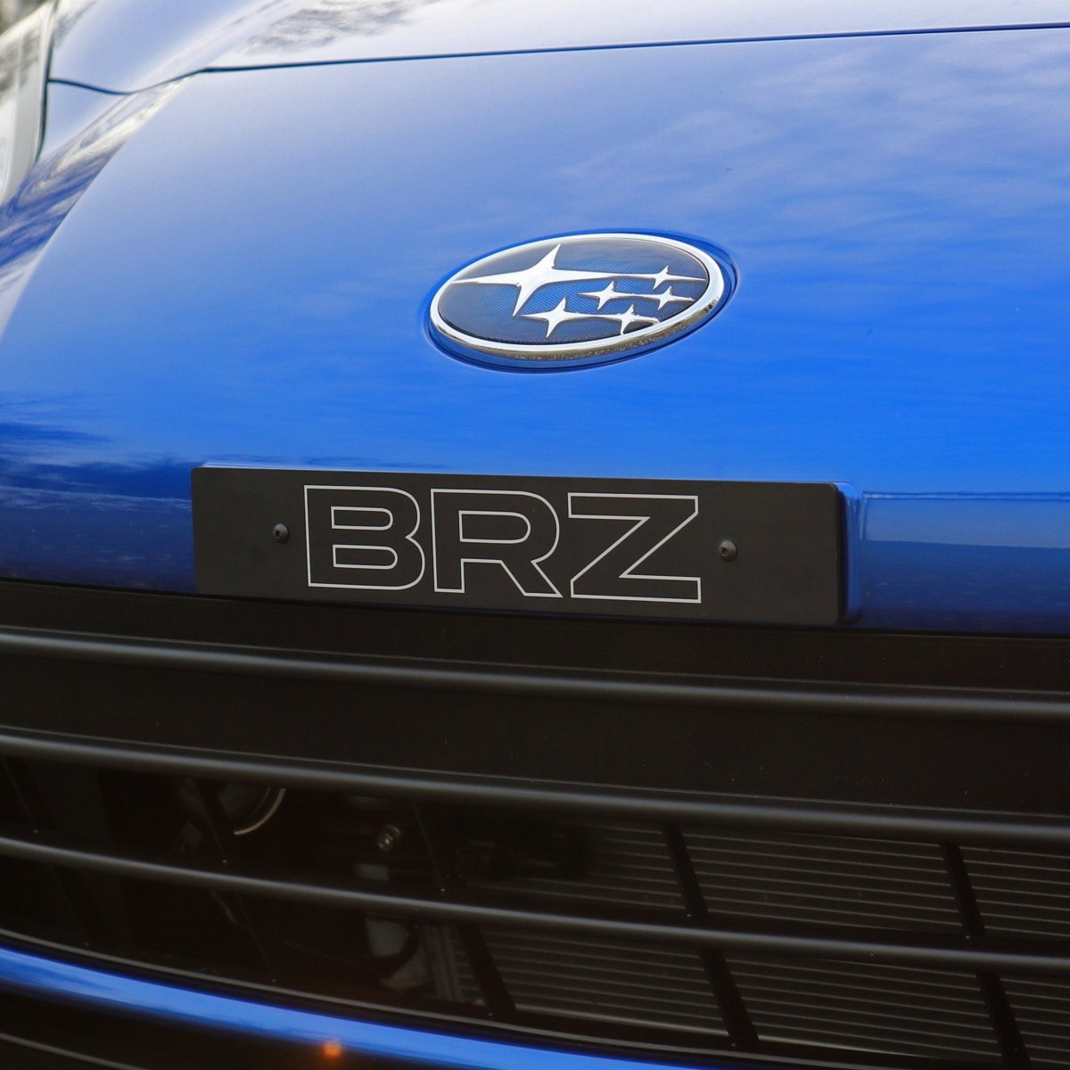Billetworkz "BRZ" License Plate Delete - JDMusclePlate DeletebwzBW-LPD-BRZ-USUniversal Fitment: Holes 7" apart (U.S. License Plate Mounting)