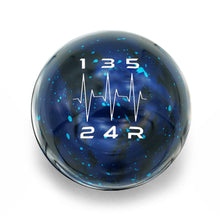 Billetworkz Cosmic Space Shift Knob - 5 Speed Heartbeat Engraving for Subaru - JDMuscleShift KnobsBW-KNB-SUB5-HB5-BC-SPBlue Cosmic SpaceSphere