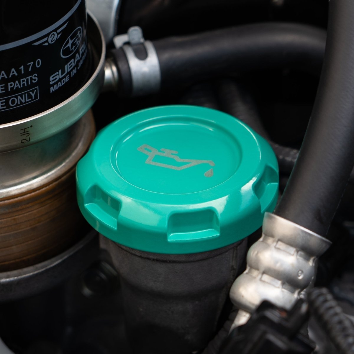 Billetworkz Engine Bay Caps - BRZ/FRS/86 2013 - 2021 & 2022+ - JDMuscleEngine Bay CapsBW-EBCZR-SUB-BRZA-HYTL-EAutoHyper Teal