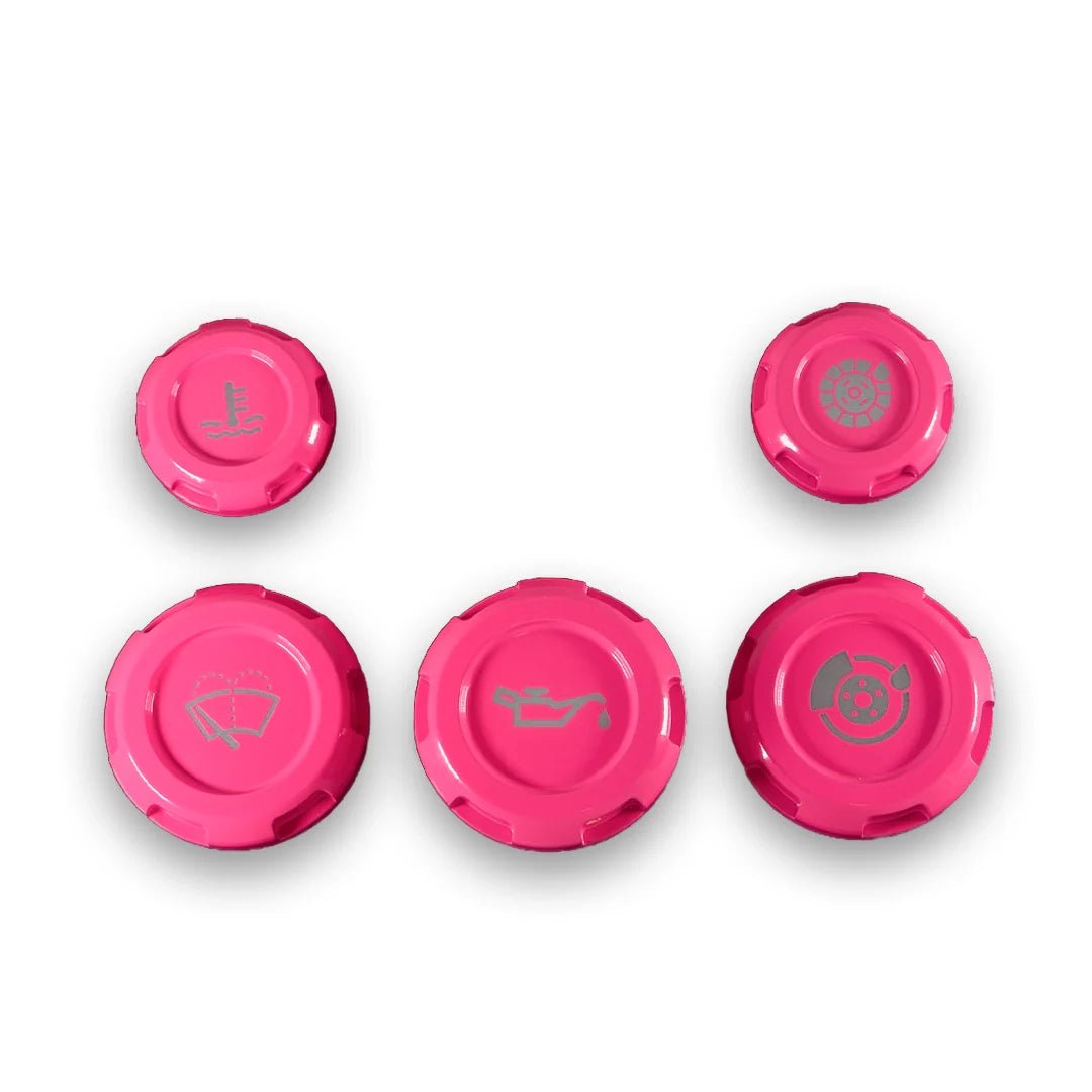 Billetworkz Engine Bay Caps - BRZ/FRS/86 2013 - 2021 & 2022+ - JDMuscleEngine Bay CapsBW-EBCZR-SUB-BRZM-HYPK-EManualHyper Pink