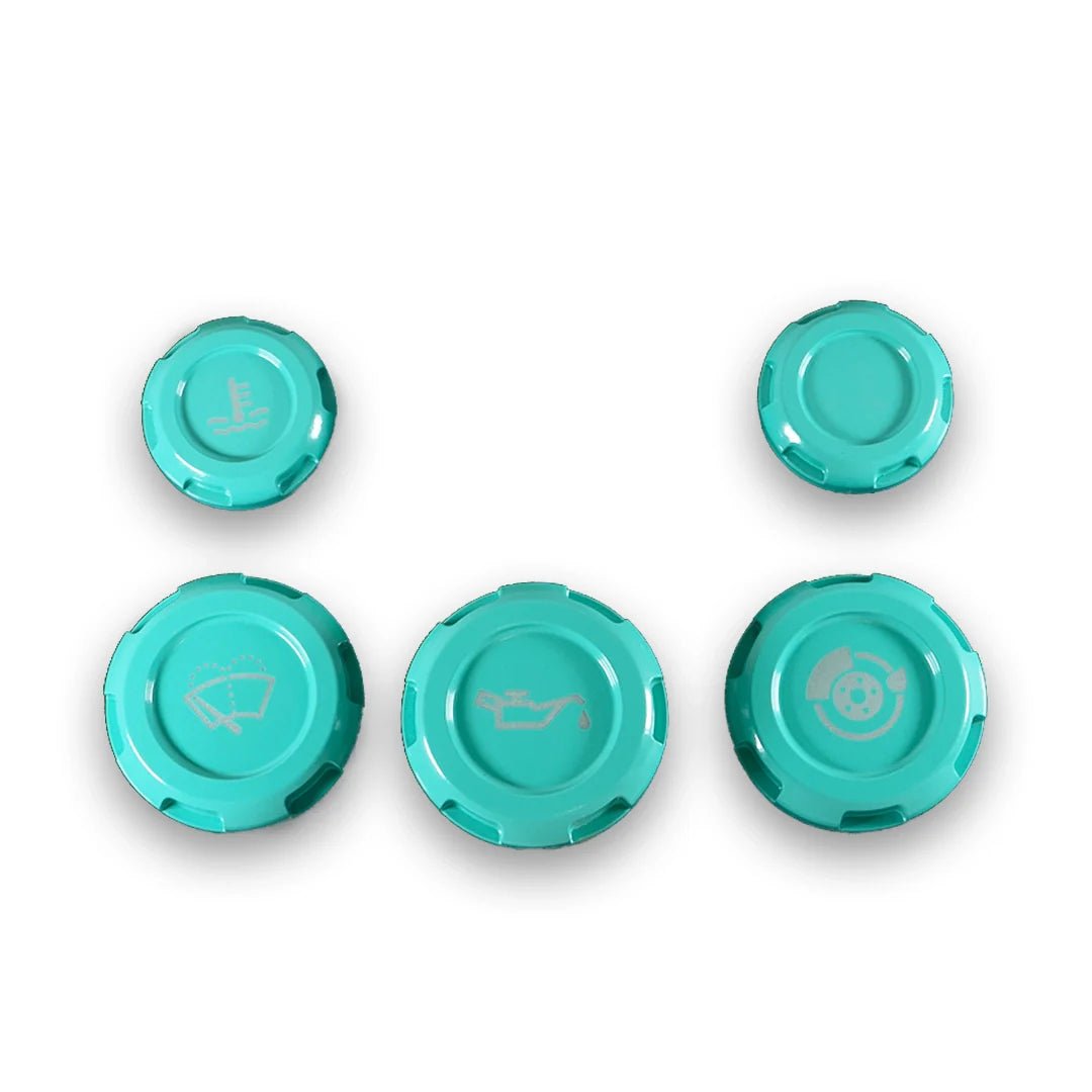 Billetworkz Engine Bay Caps - BRZ/FRS/86 2013 - 2021 & 2022+ - JDMuscleEngine Bay CapsBW-EBCZR-SUB-BRZM-HYTL-EManualHyper Teal