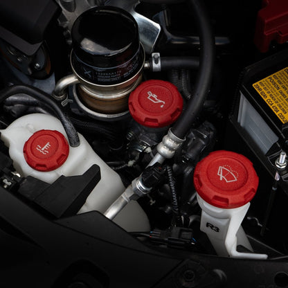 Billetworkz Engine Bay Caps - BRZ/FRS/86 2013 - 2021 & 2022+ - JDMuscleEngine Bay CapsBW-EBCZR-SUB-BRZM-RWR-EManualRed Wrinkle