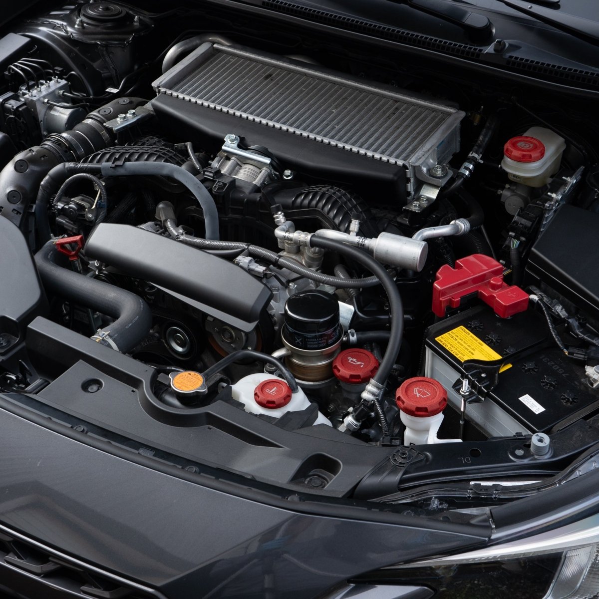 Billetworkz Engine Bay Caps - BRZ/FRS/86 2013 - 2021 & 2022+ - JDMuscleEngine Bay CapsBW-EBCZR-SUB-BRZM-RWR-EManualRed Wrinkle