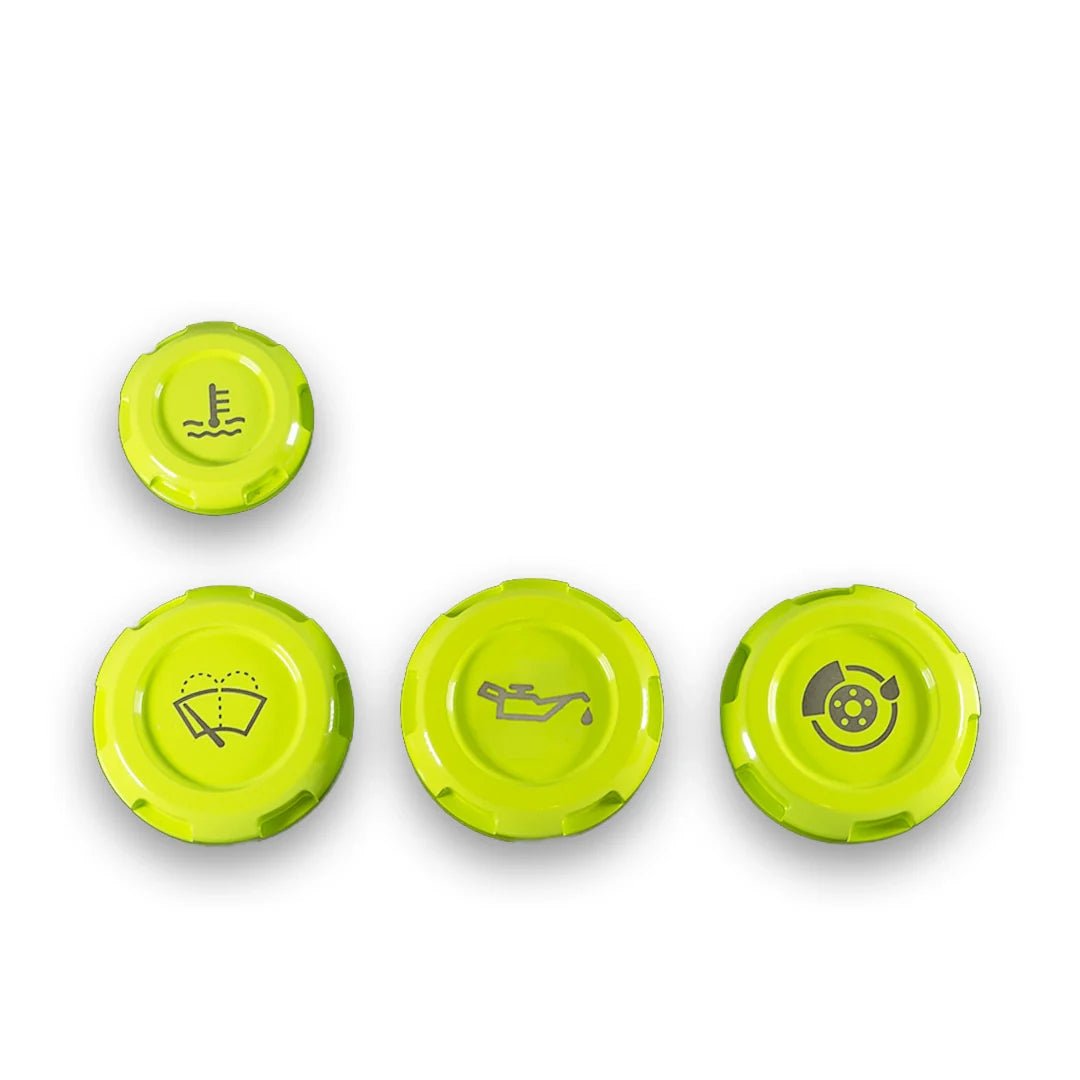 Billetworkz Engine Bay Caps - BRZ/FRS/86 2013 - 2021 & 2022+ - JDMuscleEngine Bay CapsBW-EBCZR-SUB-BRZA-NYEL-EAutoNeon Yellow