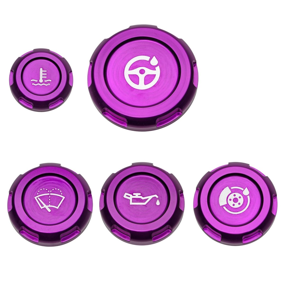 Billetworkz Engine Bay Caps - Subaru Forester XT 2009 - 2013 - JDMuscleEngine Bay CapsBW-EBCZR-SUB-FXT-PRP-EPurple