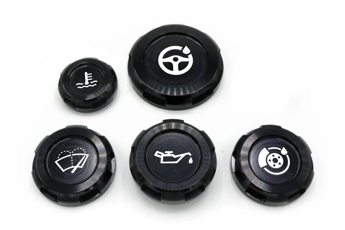 Billetworkz Engine Bay Caps - Subaru Forester XT 2009 - 2013 - JDMuscleEngine Bay CapsBW-EBCZR-SUB-FXT-BLK-EBlack