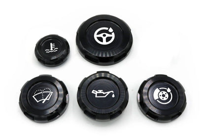 Billetworkz Engine Bay Caps - Subaru Forester XT 2009 - 2013 - JDMuscleEngine Bay CapsBW-EBCZR-SUB-FXT-BLK-EBlack