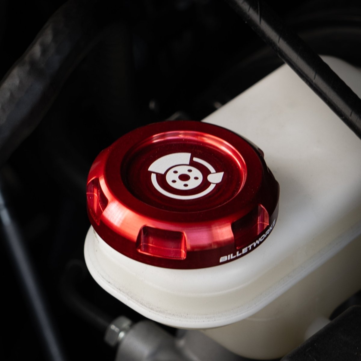 Billetworkz Engine Bay Caps - Subaru Forester XT 2009 - 2013 - JDMuscleEngine Bay CapsBW-EBCZR-SUB-FXT-RED-ERed