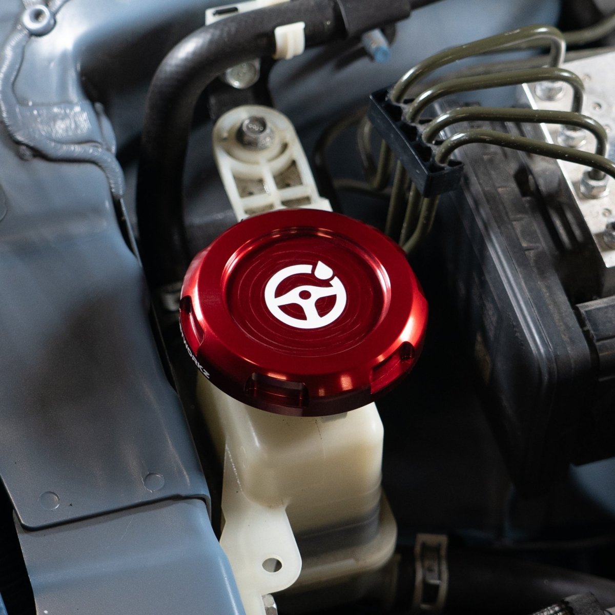 Billetworkz Engine Bay Caps - Subaru Forester XT 2009 - 2013 - JDMuscleEngine Bay CapsBW-EBCZR-SUB-FXT-RED-ERed