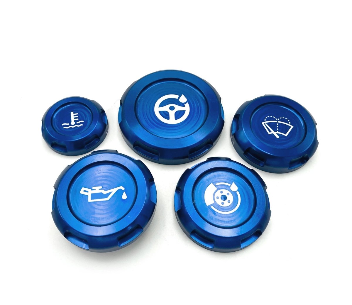 Billetworkz Engine Bay Caps - Subaru Forester XT 2009 - 2013 - JDMuscleEngine Bay CapsBW-EBCZR-SUB-FXT-BLU-EBlue