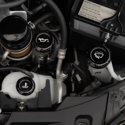 Billetworkz Engine Bay Caps - Subaru Forester XT 2009 - 2013 - JDMuscleEngine Bay CapsBW-EBCZR-SUB-FXT-BLK-EBlack