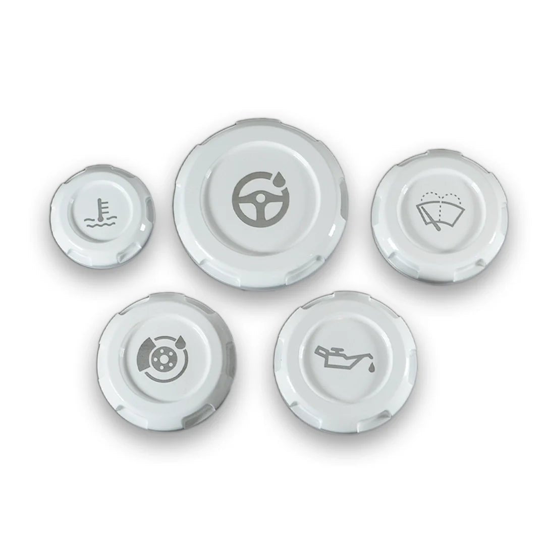 Billetworkz Engine Bay Caps - Subaru Forester XT 2009 - 2013 - JDMuscleEngine Bay CapsBW-EBCZR-SUB-FXT-WHT-EWhite