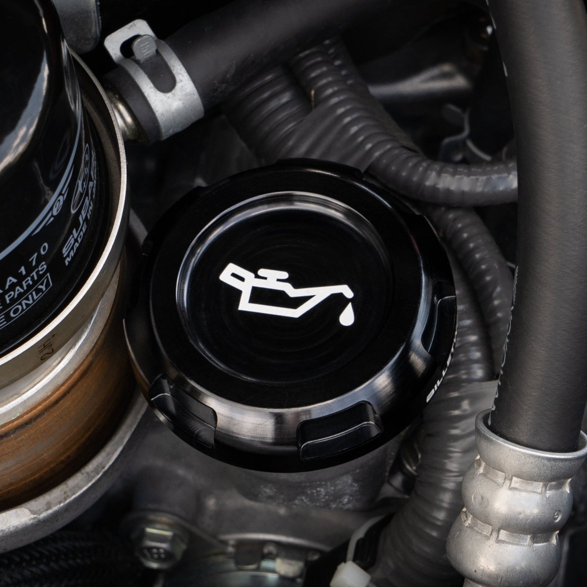 Billetworkz Engine Bay Caps - Subaru Forester XT 2009 - 2013 - JDMuscleEngine Bay CapsBW-EBCZR-SUB-FXT-BLK-EBlack