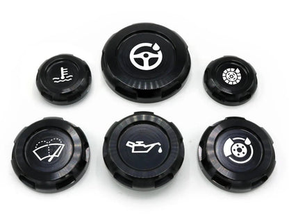 Billetworkz Engine Bay Caps - Subaru Legacy GT 2005 - 2009 - JDMuscleEngine Bay CapsBW-EBCZR-SUB-LGT-BLK-EBlack