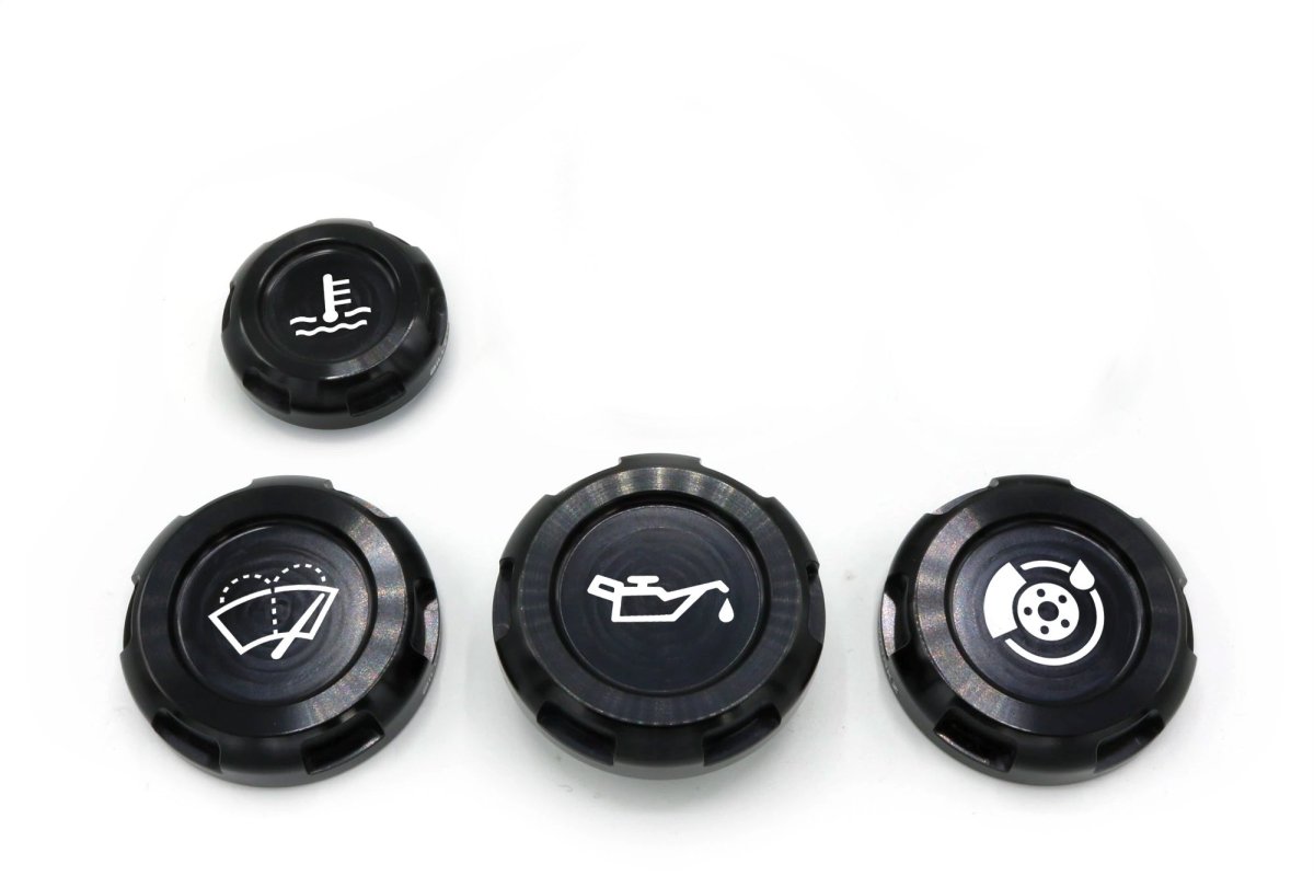 Billetworkz Engine Bay Caps - Subaru Outback 2015+ - JDMuscleEngine Bay CapsBW-EBCZR-SUB-OUT-BLK-EBlack