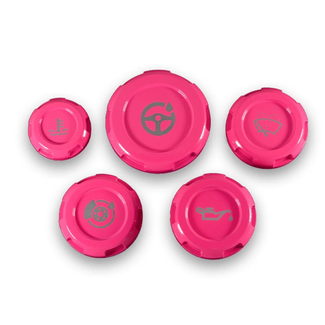 Billetworkz Engine Bay Caps Subaru STI 2015 - 2021 - JDMuscleEngine Bay CapsBW-EBCZR-SUB-VASTI-HYPK-EHyper Pink