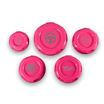 Billetworkz Engine Bay Caps Subaru STI 2015 - 2021 - JDMuscleEngine Bay CapsBW-EBCZR-SUB-VASTI-HYPK-EHyper Pink