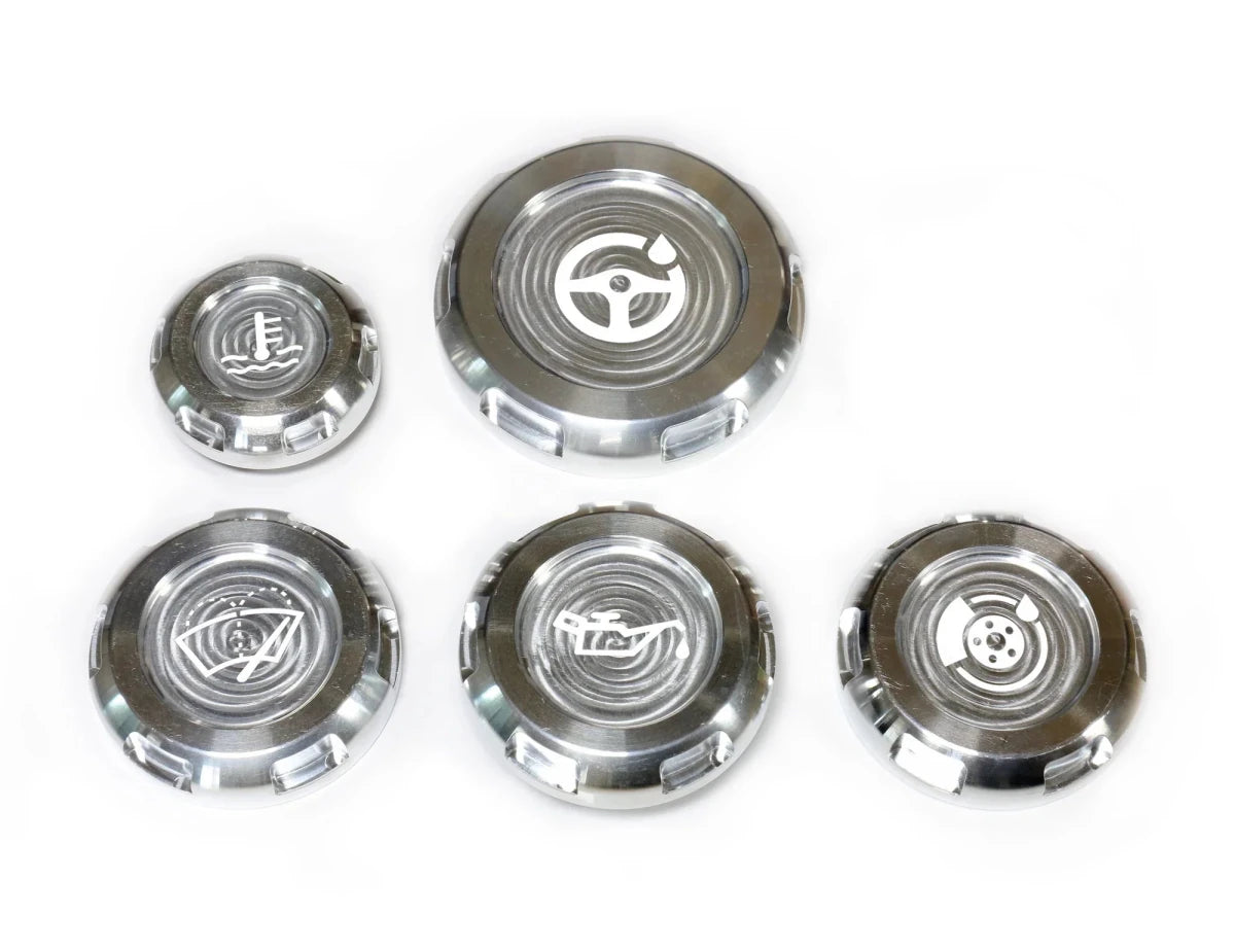 Billetworkz Engine Bay Caps Subaru STI 2015 - 2021 - JDMuscleEngine Bay CapsBW-EBCZR-SUB-VASTI-SIL-ESilver (Raw)