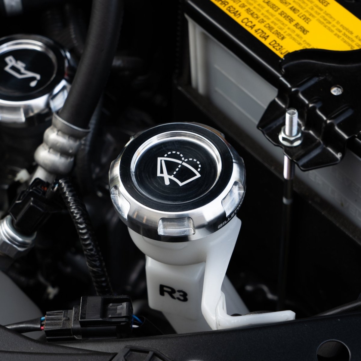 Billetworkz Engine Bay Caps - Subaru WRX 2015 - 2021 & 2022+ - JDMuscleEngine Bay CapsBW-EBCZR-SUB-VAWRX-SIL-ESilver (Raw)