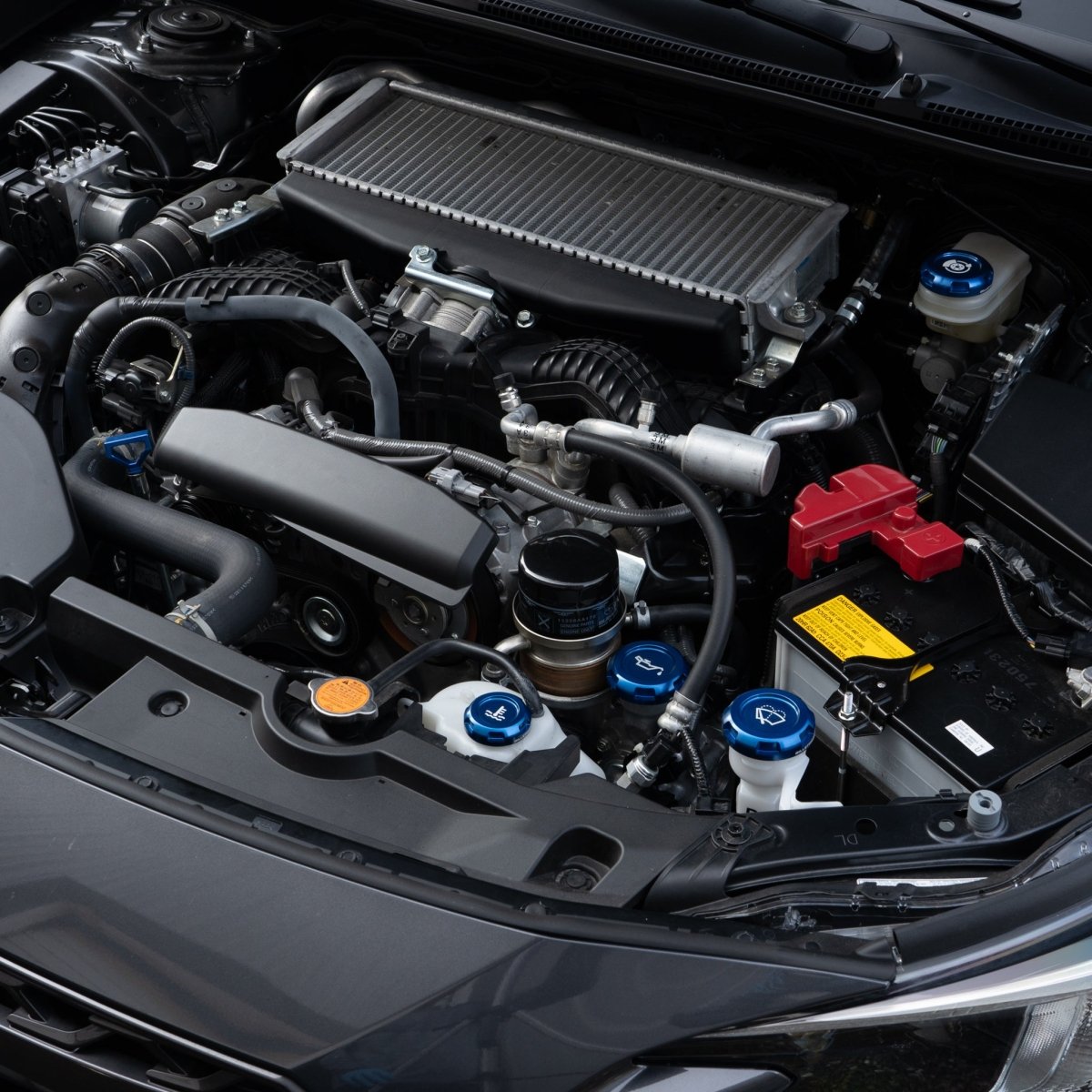 Billetworkz Engine Bay Caps - Subaru WRX 2015 - 2021 & 2022+ - JDMuscleEngine Bay CapsBW-EBCZR-SUB-VAWRX-BLU-EBlue