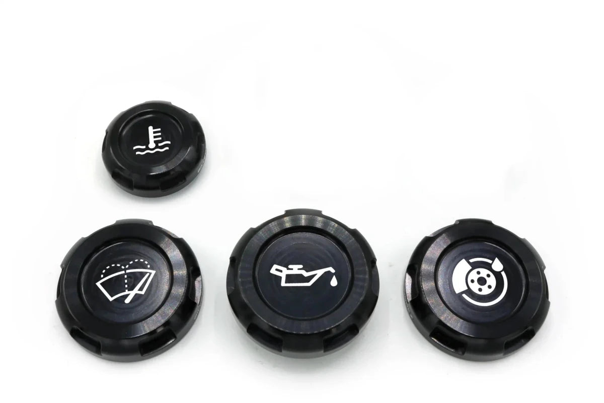 Billetworkz Engine Bay Caps - Subaru WRX 2015 - 2021 & 2022+ - JDMuscleEngine Bay CapsBW-EBCZR-SUB-VAWRX-BLK-EBlack