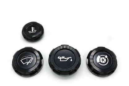 Billetworkz Engine Bay Caps - Subaru WRX 2015 - 2021 & 2022+ - JDMuscleEngine Bay CapsBW-EBCZR-SUB-VAWRX-BLK-EBlack