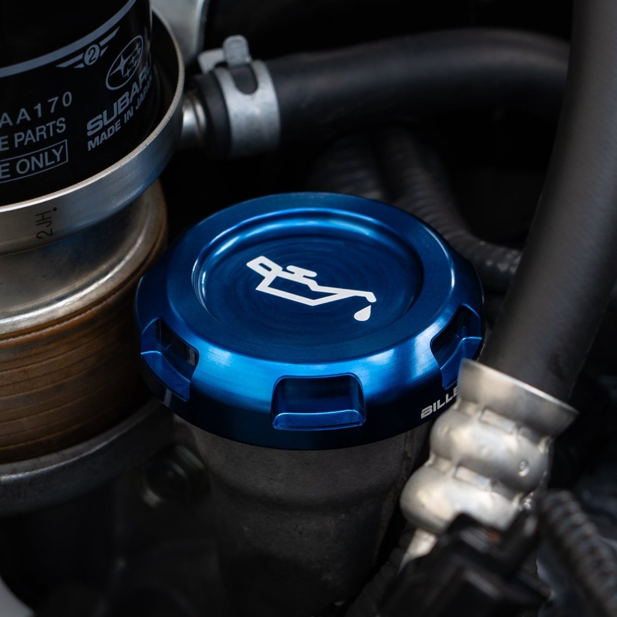 Billetworkz Engine Bay Caps - Subaru WRX 2015 - 2021 & 2022+ - JDMuscleEngine Bay CapsBW-EBCZR-SUB-VAWRX-BLU-EBlue