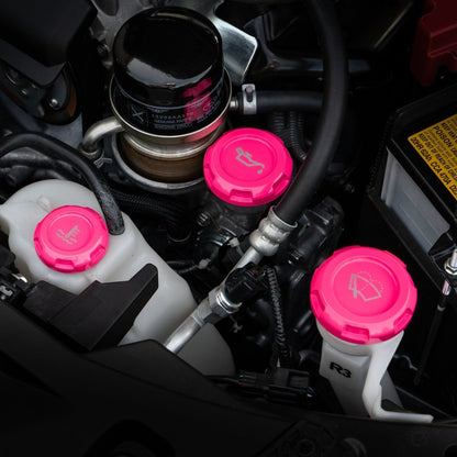 Billetworkz Engine Bay Caps - Subaru WRX 2015 - 2021 & 2022+ - JDMuscleEngine Bay CapsBW-EBCZR-SUB-VAWRX-HYPK-EHyper Pink