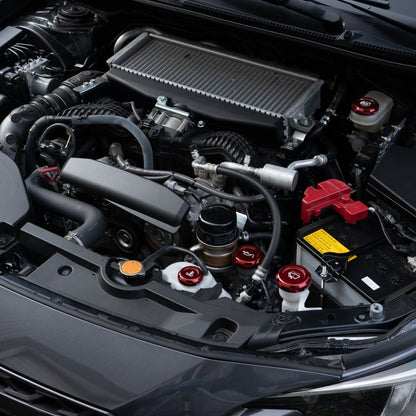 Billetworkz Engine Bay Caps - Subaru WRX 2015 - 2021 & 2022+ - JDMuscleEngine Bay CapsBW-EBCZR-SUB-VAWRX-RED-ERed