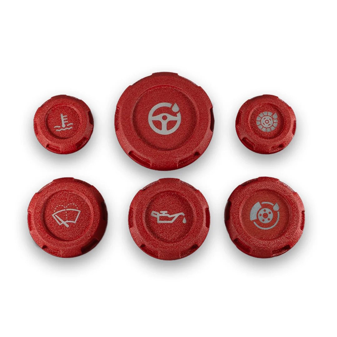 Billetworkz Engine Bay Caps - Subaru WRX/STI 2002 - 2007 - JDMuscleEngine Bay CapsBW-EBCZR-SUB-GD-RWR-ERed Wrinkle