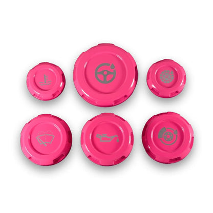 Billetworkz Engine Bay Caps - Subaru WRX/STI 2002 - 2007 - JDMuscleEngine Bay CapsBW-EBCZR-SUB-GD-HYPK-EHyper Pink