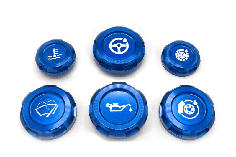 Billetworkz Engine Bay Caps - Subaru WRX/STI 2002 - 2007 - JDMuscleEngine Bay CapsBW-EBCZR-SUB-GD-BLU-EBlue